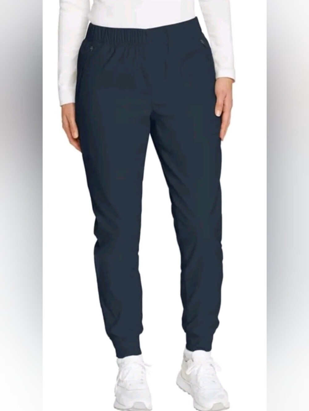NEW! Eddie Bauer Navy Fleece Lined Joggers Size 14